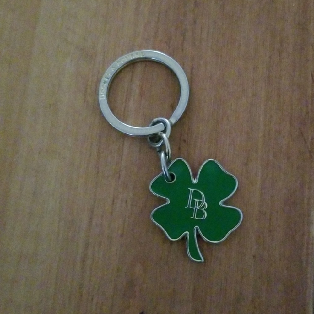 Dooney and Bourke Clover key chain